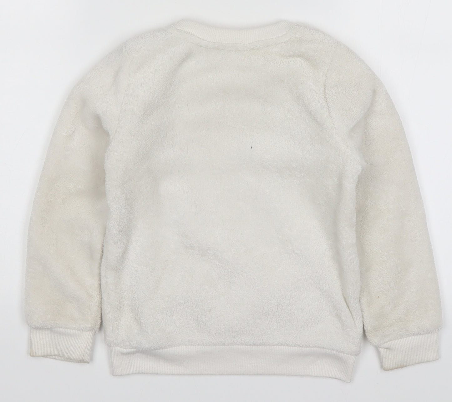 H&M Girls White   Pullover Sweatshirt Size 5-6 Years  - Unicorn