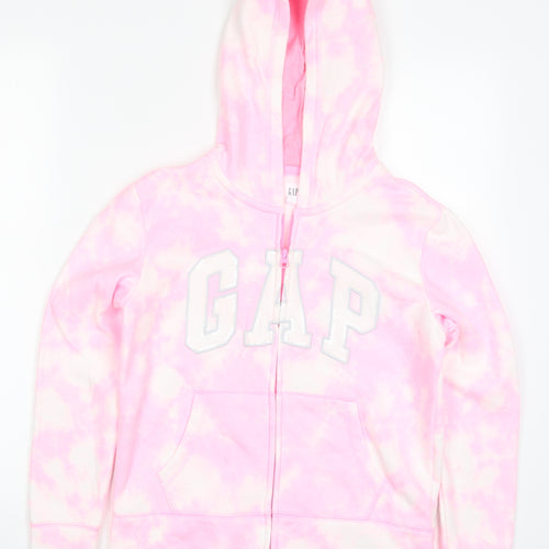 Gap Girls Pink   Full Zip Hoodie Size 12 Years