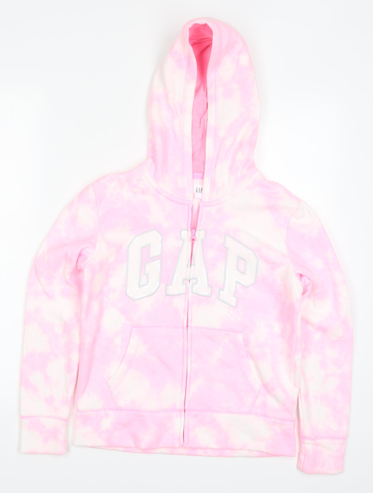 Gap Girls Pink   Full Zip Hoodie Size 12 Years