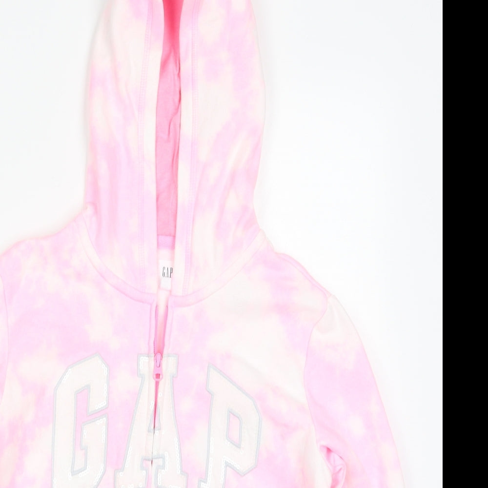 Gap Girls Pink   Full Zip Hoodie Size 12 Years