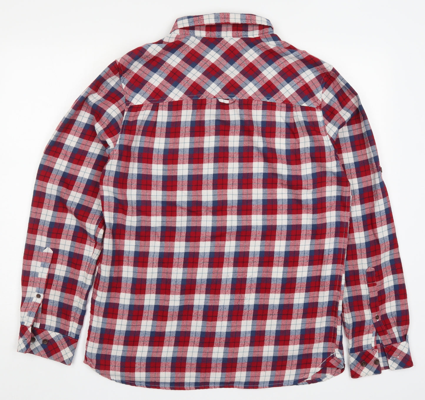 Craghoppers Mens Red Check Flannel  Button-Up Size M