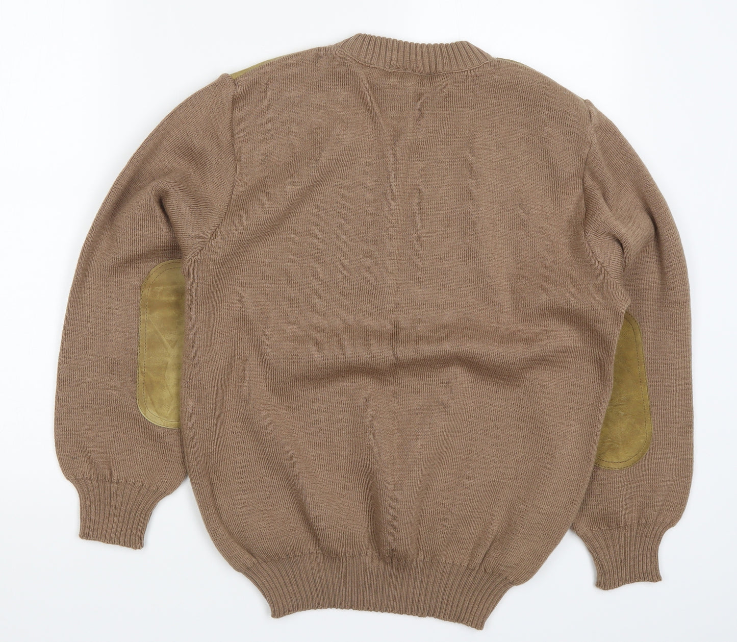 Priory Mens Brown   Pullover Jumper Size M