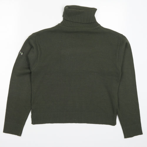 Crazy World Womens Grey Striped Knit Pullover Jumper Size L