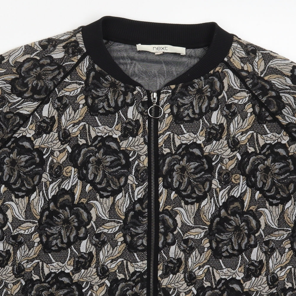NEXT Womens Brown Floral  Jacket  Size 14