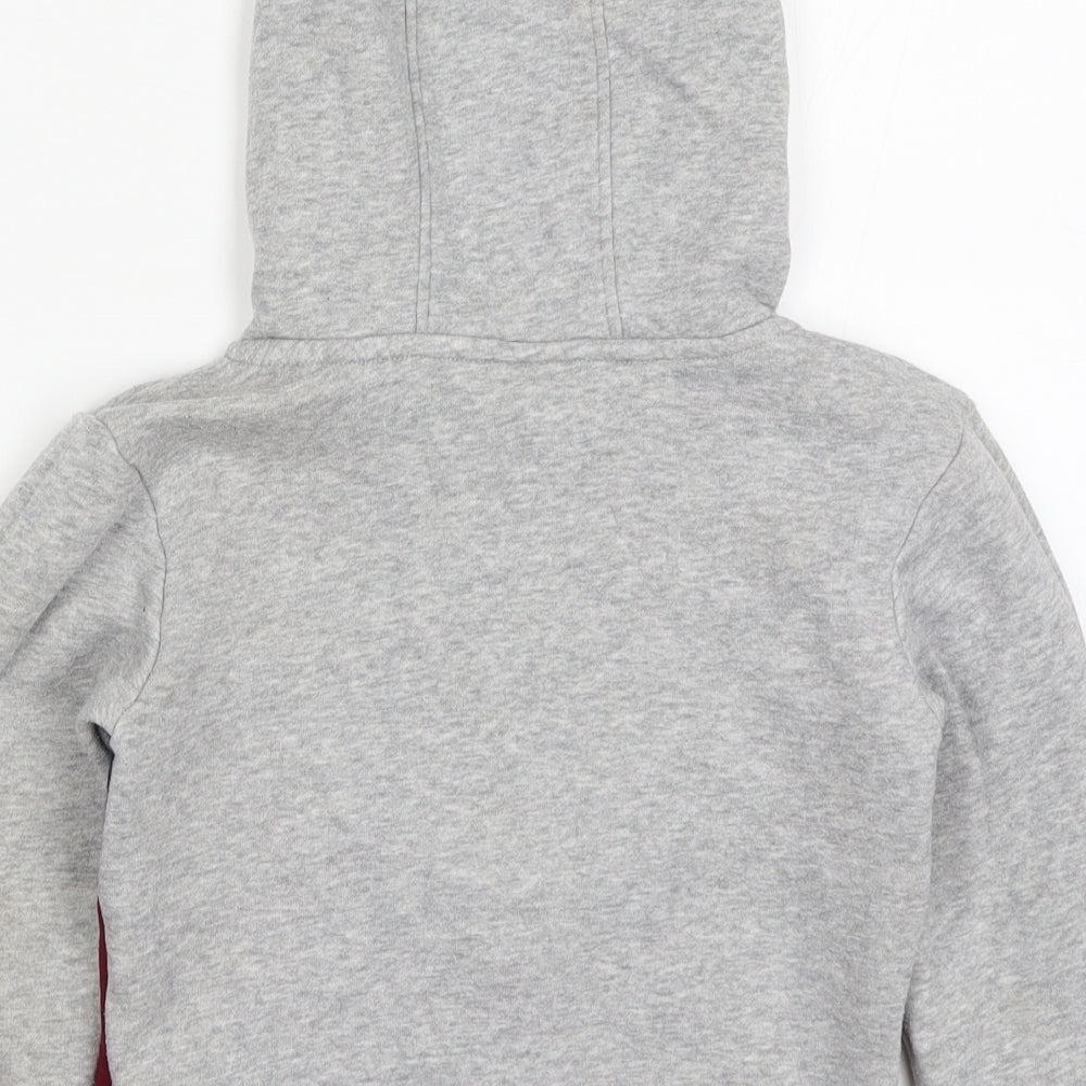 adidas Boys Multicoloured Colourblock  Pullover Hoodie Size 5-6 Years