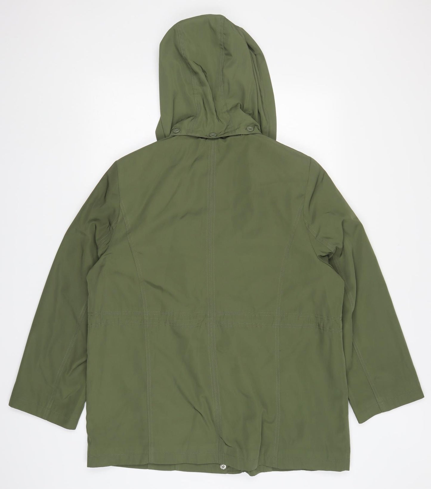 Isle Womens Green   Anorak Coat Size 16