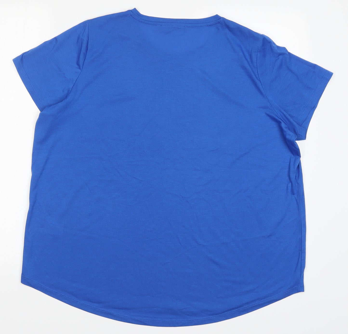Marks and Spencer Womens Blue   Basic T-Shirt Size 20