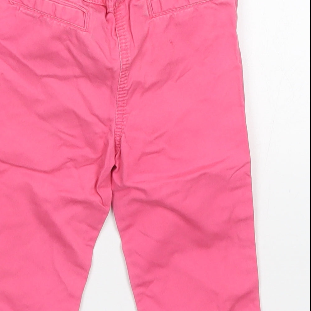 F&F Girls Pink   Capri Trousers Size 9-12 Months