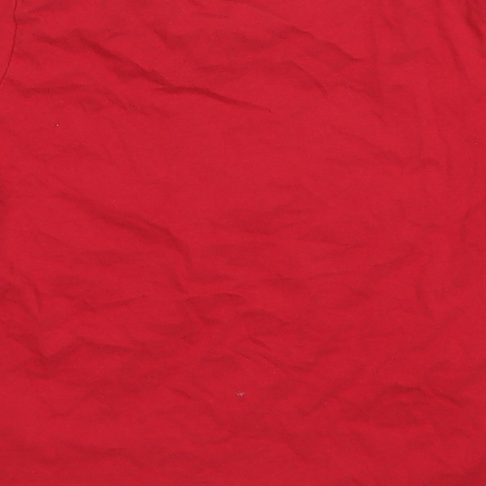 Primark Boys Red   Basic T-Shirt Size 4-5 Years  - Star Player