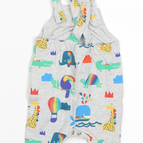 NEXT Baby Grey Geometric  Romper One-Piece Size 0-3 Months  - Animals