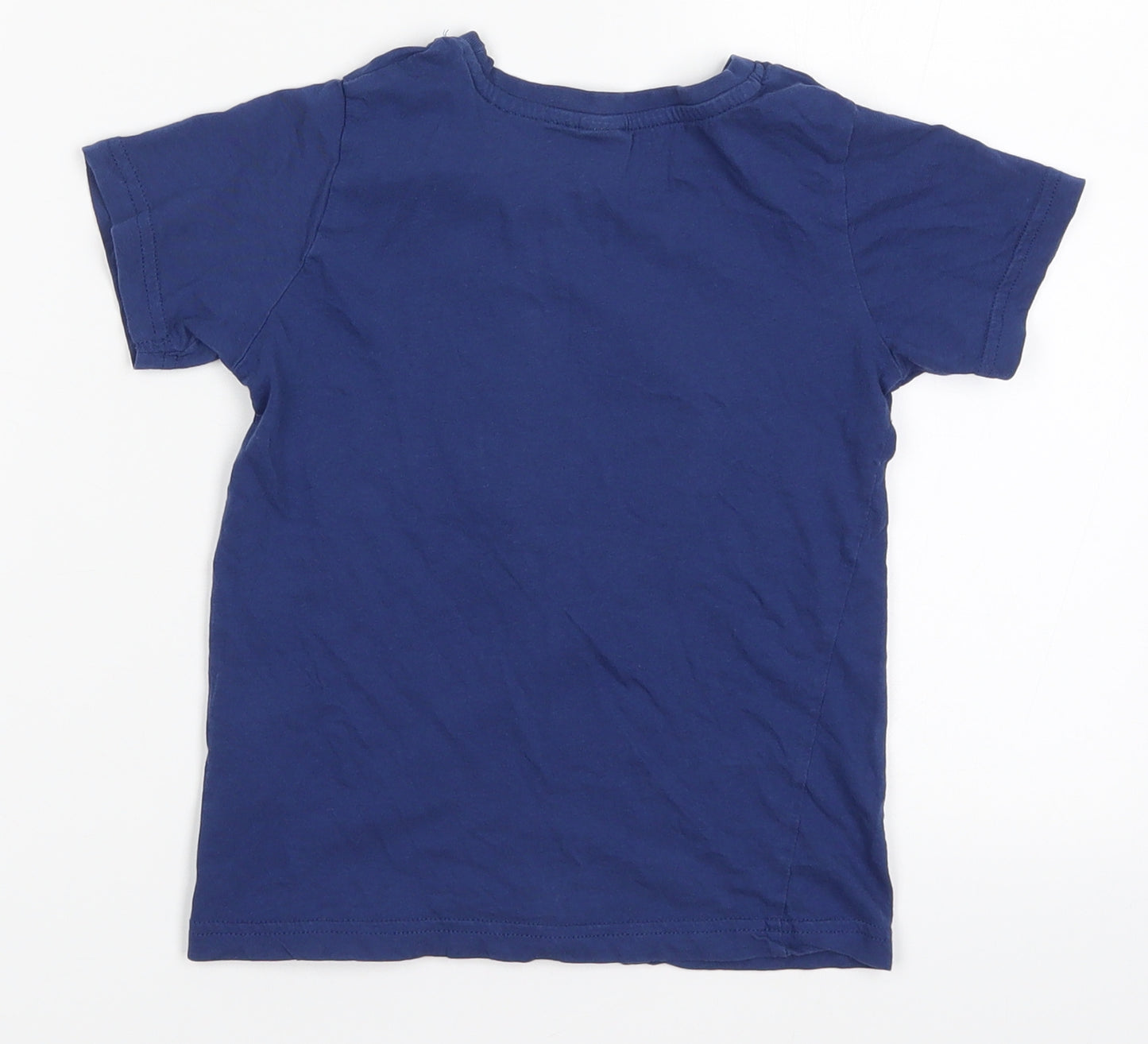 Preworn Boys Blue   Basic T-Shirt Size 5-6 Years  - Superman