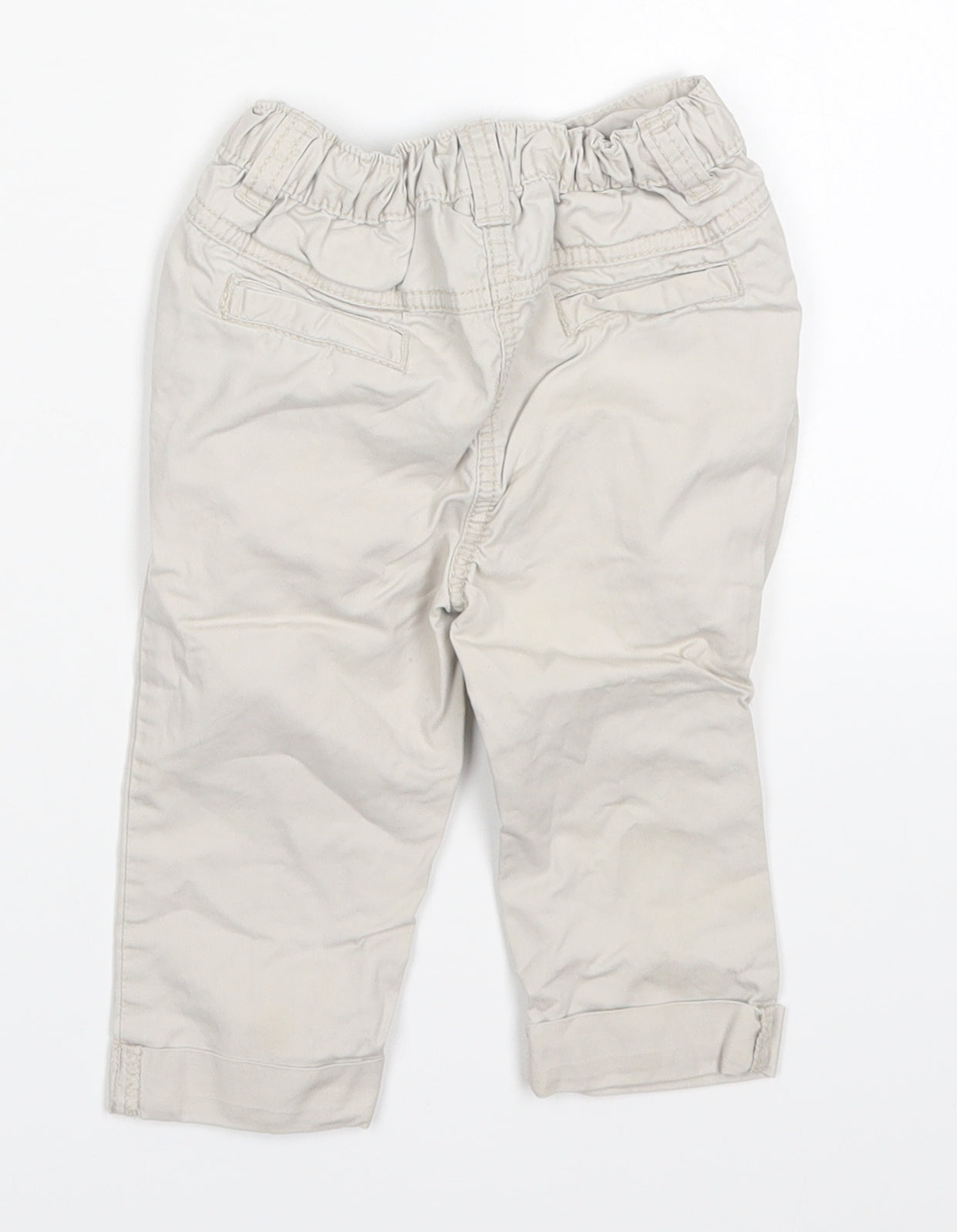 F&F Boys Grey   Cargo Trousers Size 9-12 Months