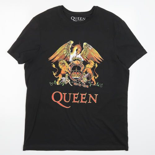Primark Mens Black    T-Shirt Size XL  - Queen