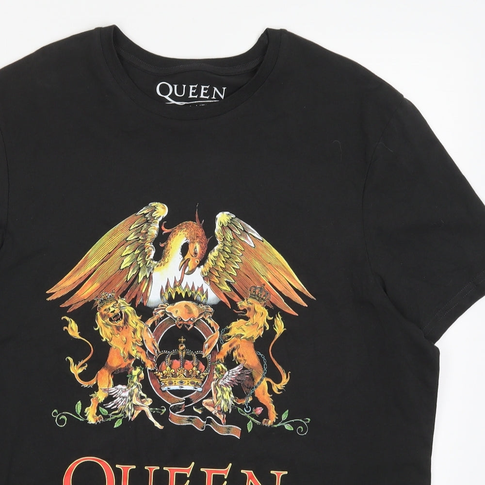 Primark Mens Black    T-Shirt Size XL  - Queen