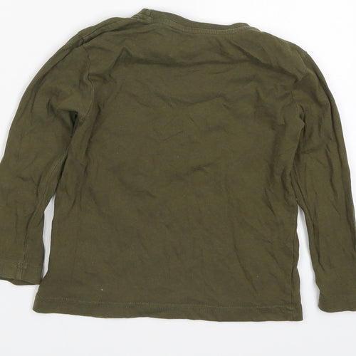 Primark Boys Green   Basic T-Shirt Size 3-4 Years  - Beyond Cool