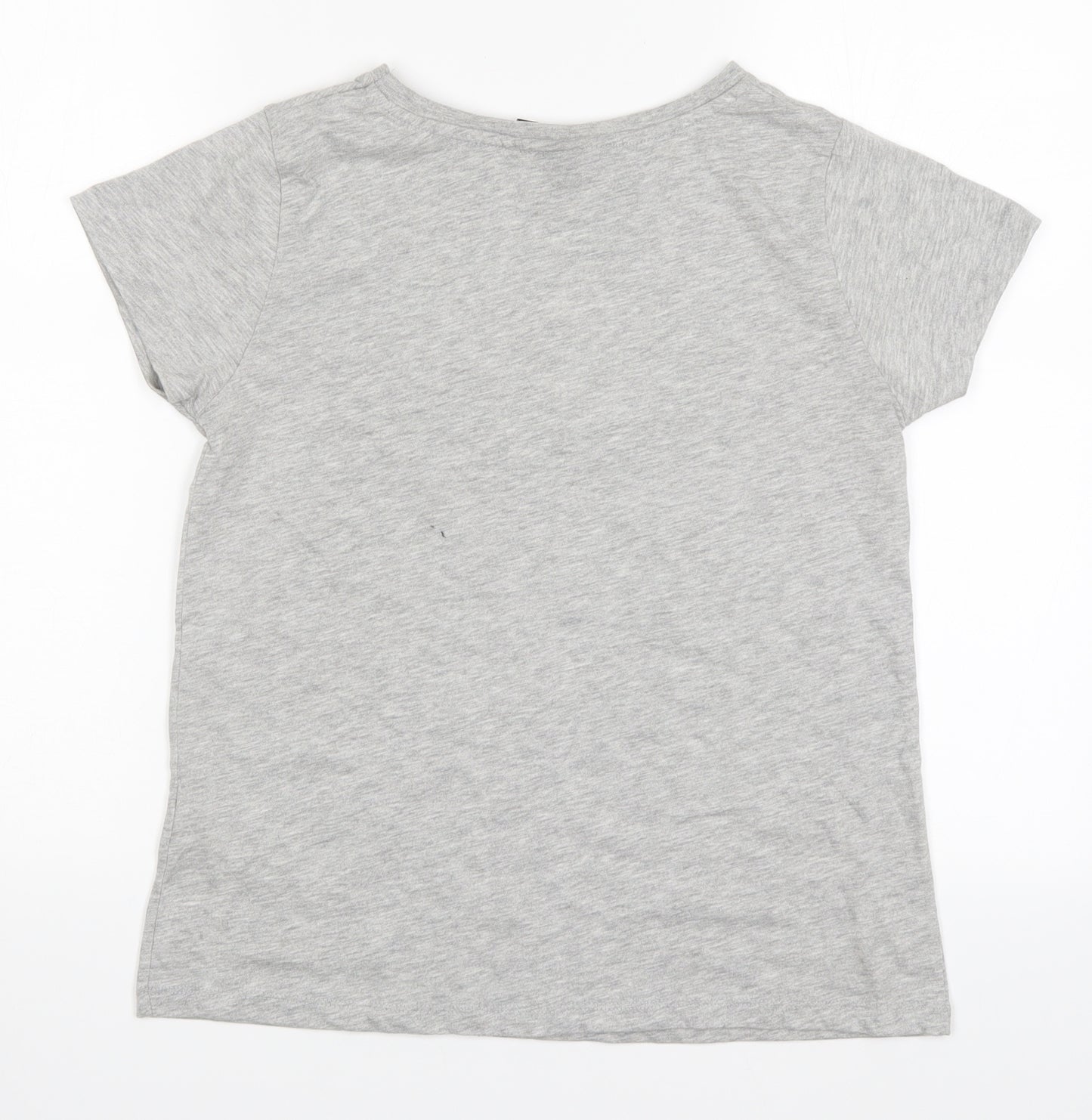 Atmosphere Womens Grey   Basic T-Shirt Size 10  - Central Perk Friends Coffee