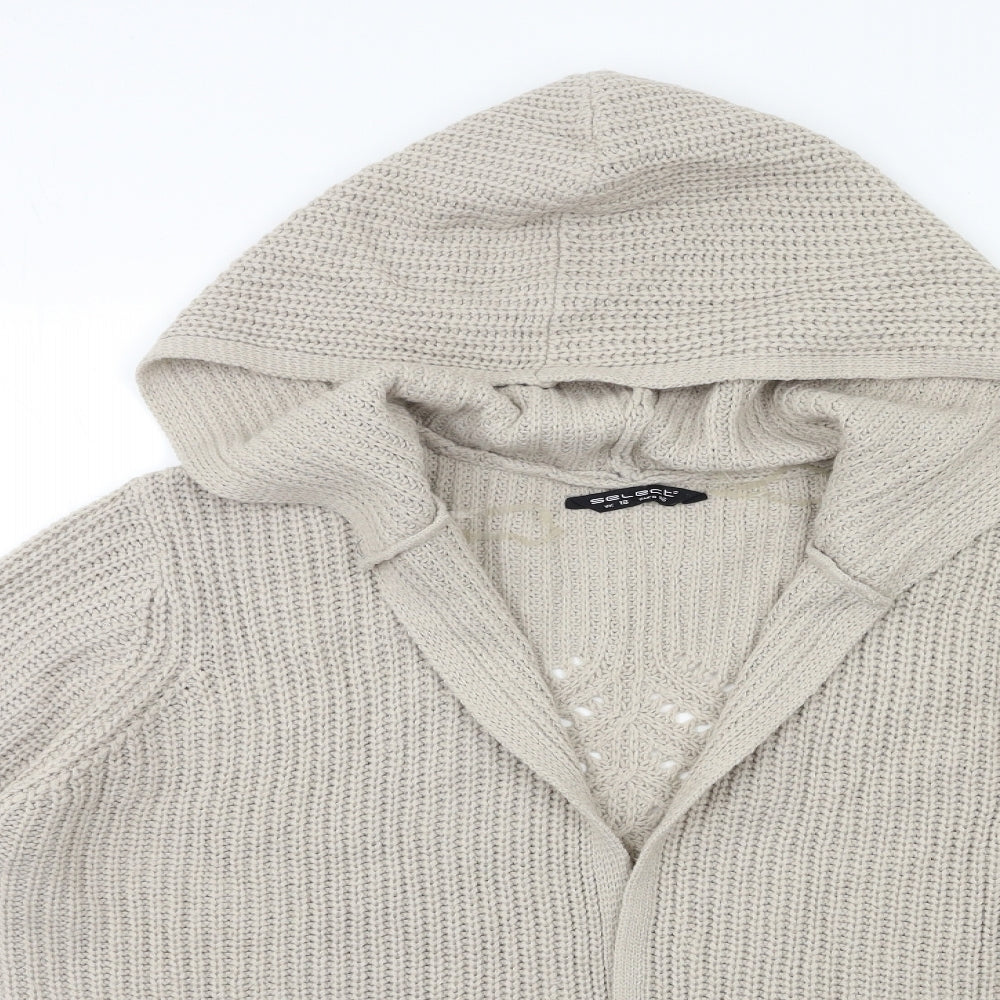 Select Womens Grey  Knit Cardigan Jumper Size 18