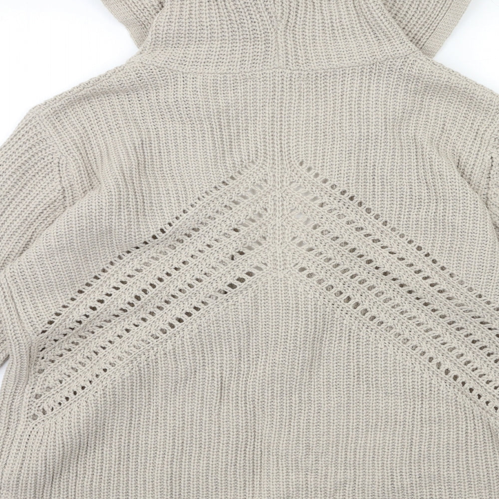 Select Womens Grey  Knit Cardigan Jumper Size 18