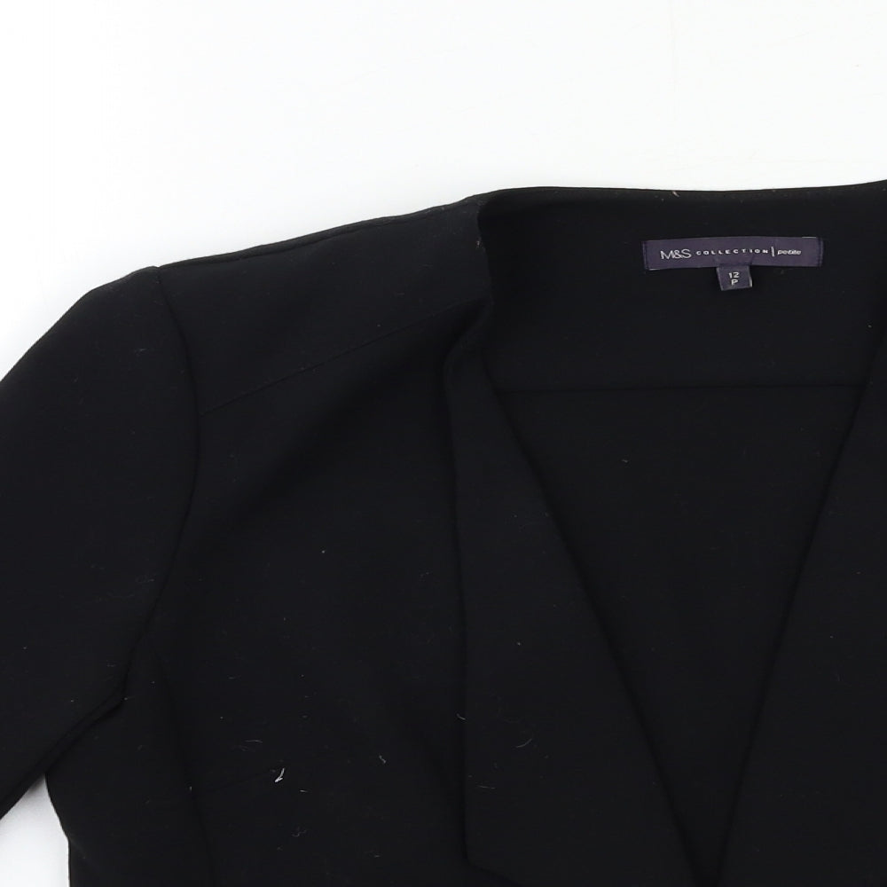 Marks and Spencer Womens Black   Jacket Blazer Size 12