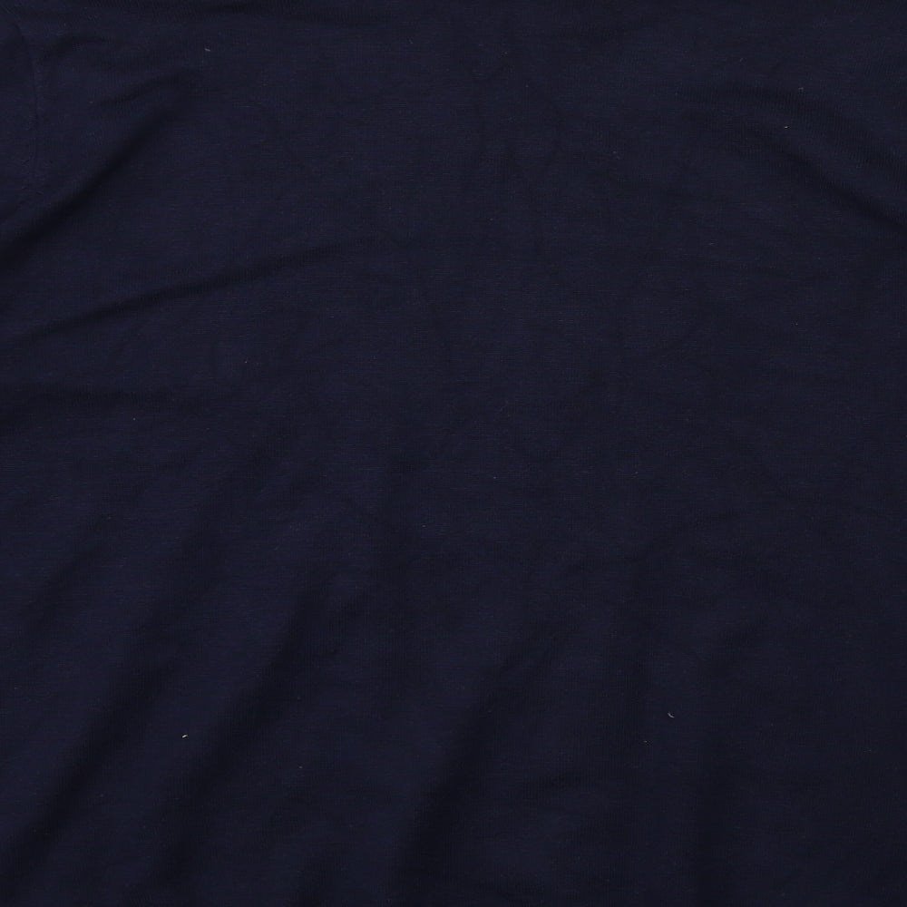 River Island Mens Blue  Knit Pullover Jumper Size XL