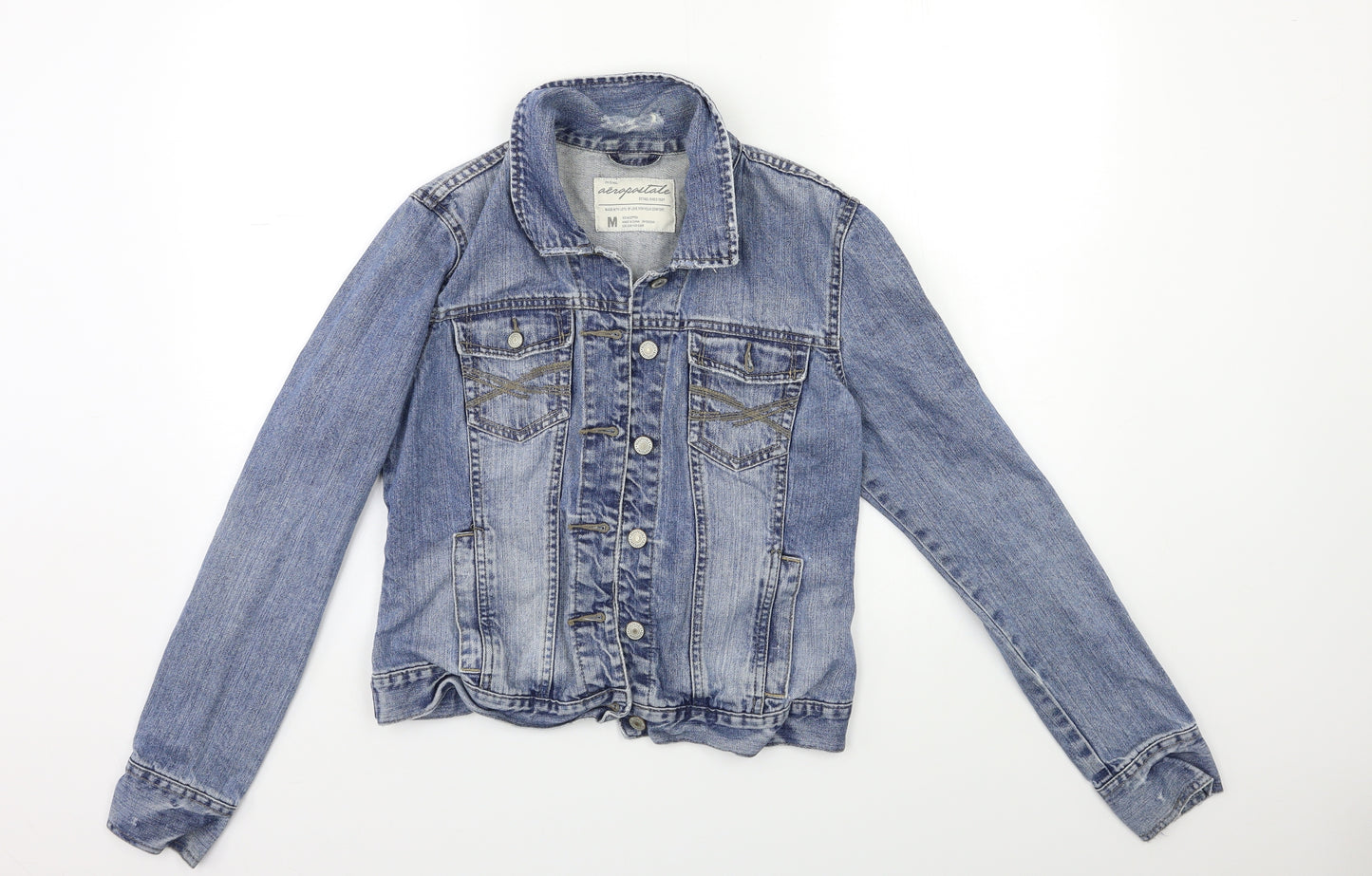 aeropostale Womens Blue  Denim Jacket  Size M