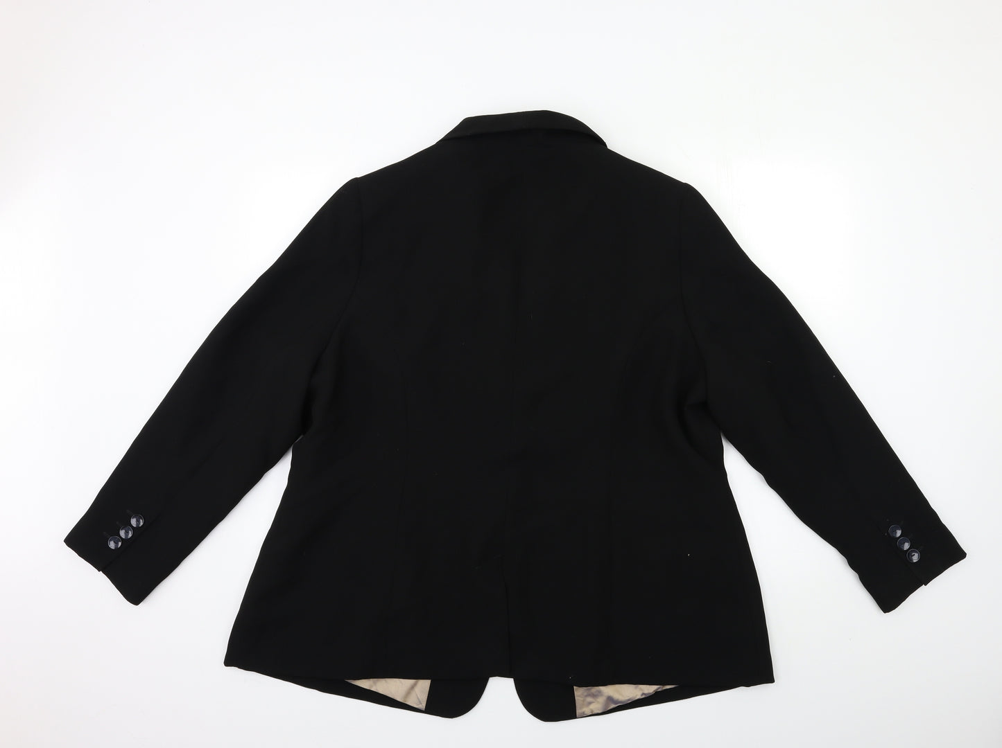 Savoir Womens Black   Jacket Suit Jacket Size 24