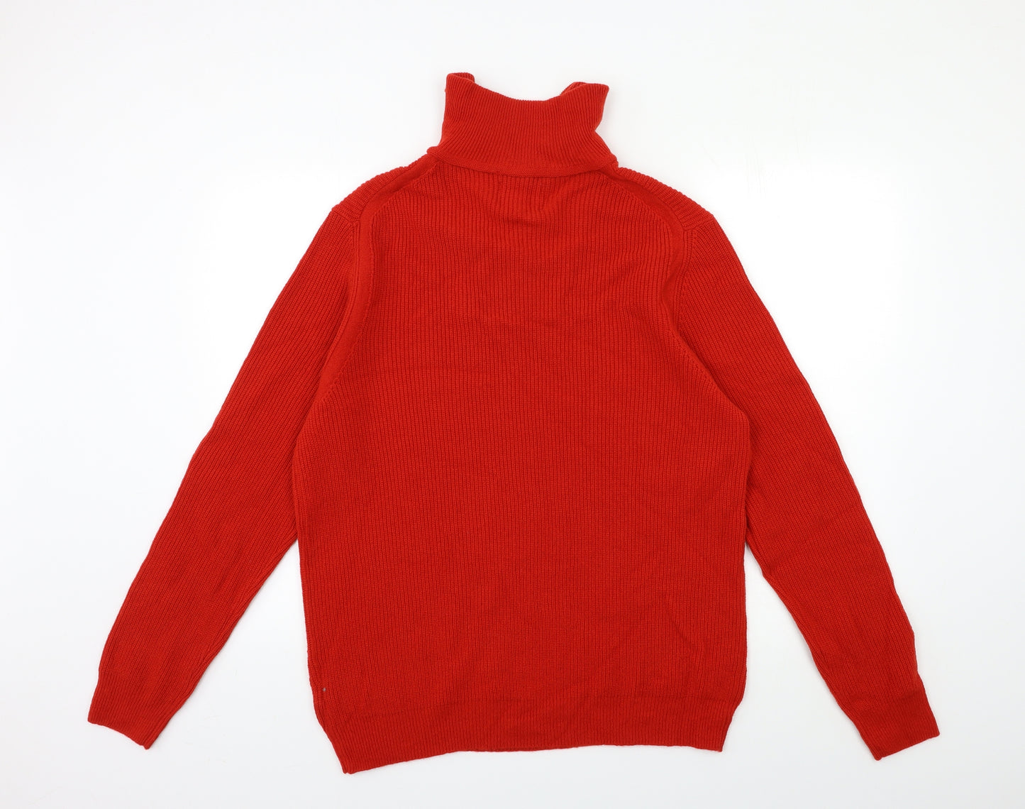 Marks and Spencer Mens Red  Knit Pullover Jumper Size L