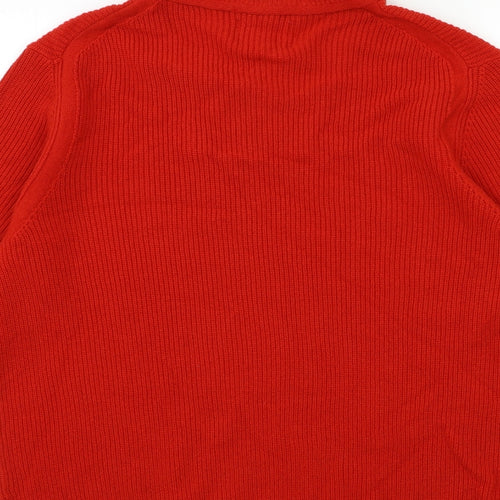 Marks and Spencer Mens Red  Knit Pullover Jumper Size L