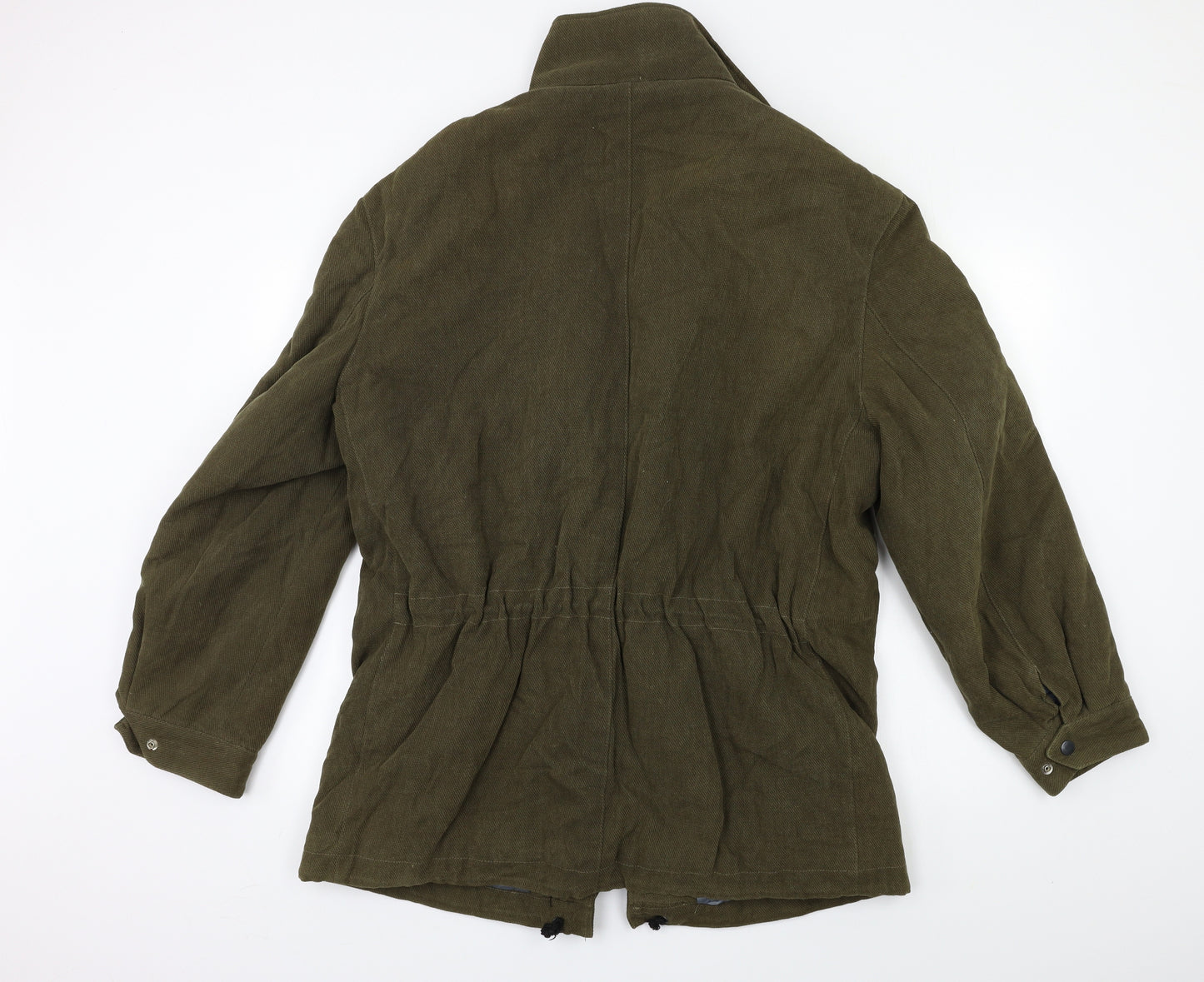 Racing Green Mens Green   Overcoat Coat Size M