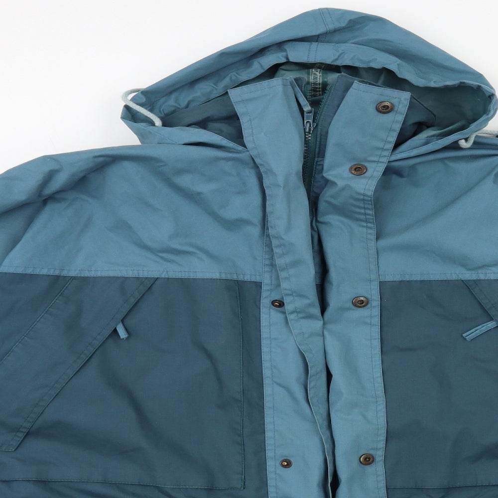 Regatta Mens Blue   Rain Coat Coat Size L