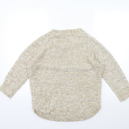 Bonmarché Mens Gold  Knit Pullover Jumper Size S