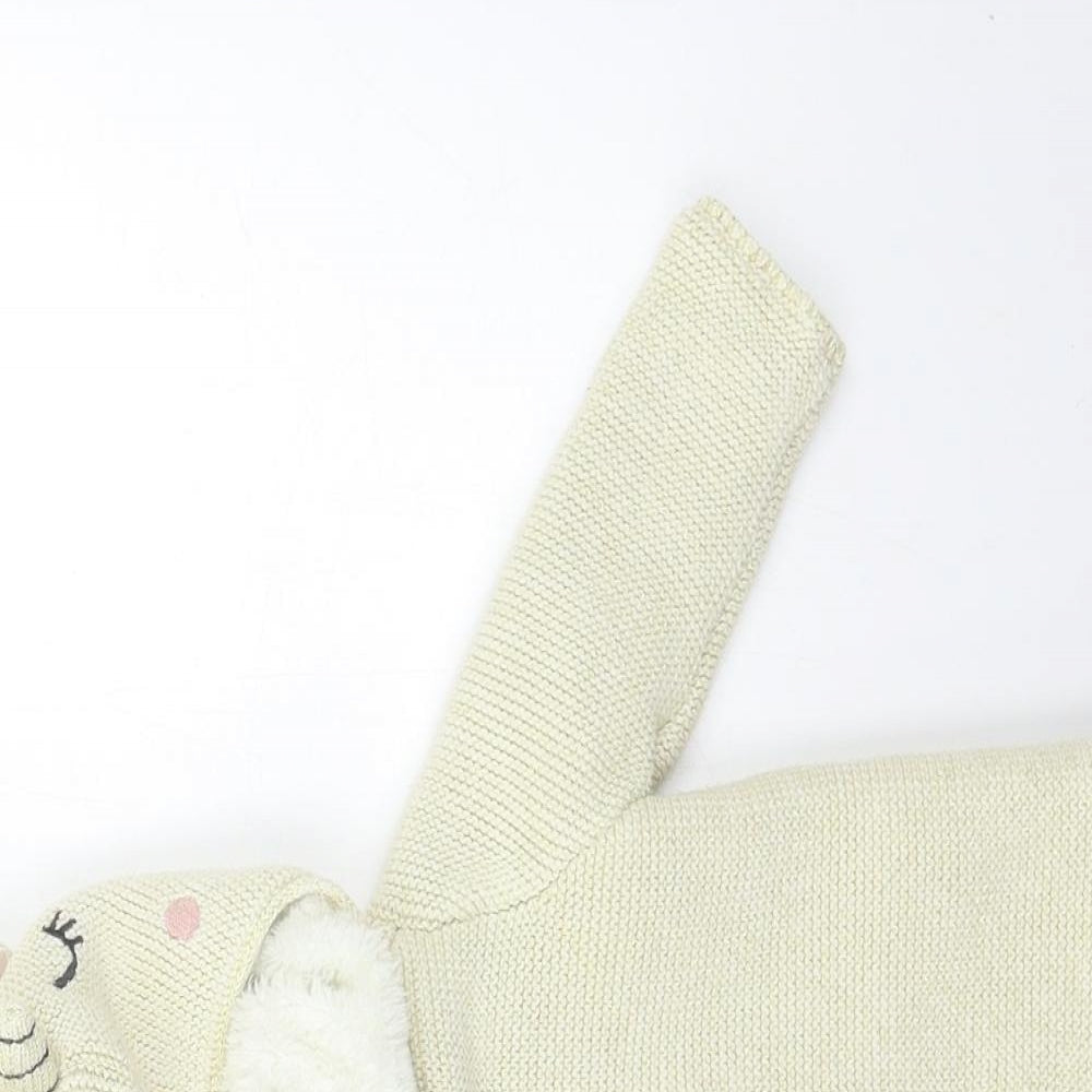FRED & FLO Baby Gold  Knit Cardigan Jumper Size 3-6 Months