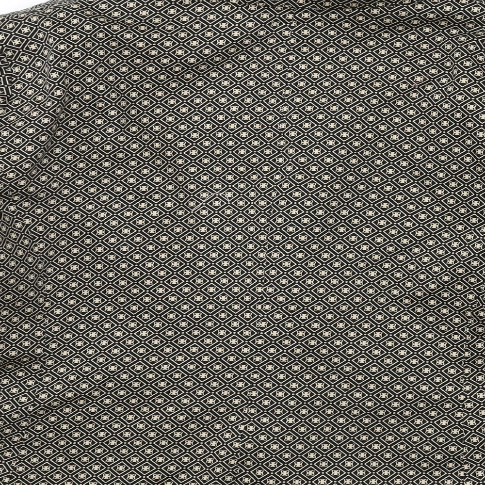 BHS Womens Black Geometric  Jacket Blazer Size 20