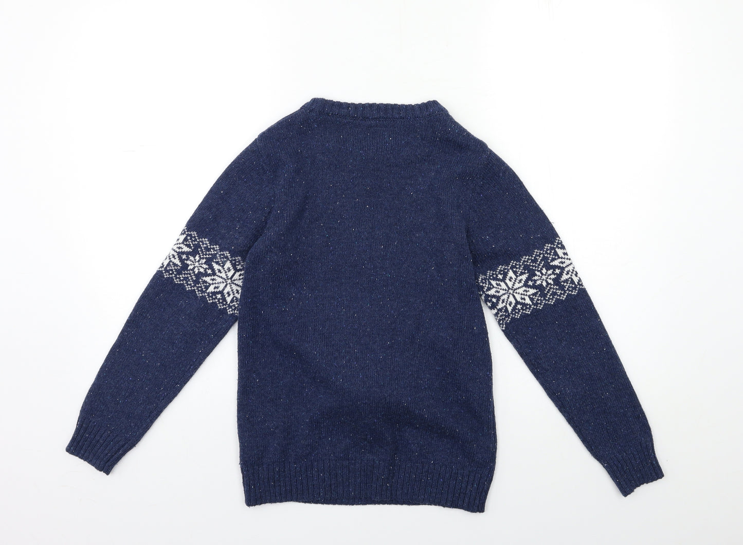 NEXT Boys Blue  Knit Pullover Jumper Size 9 Years