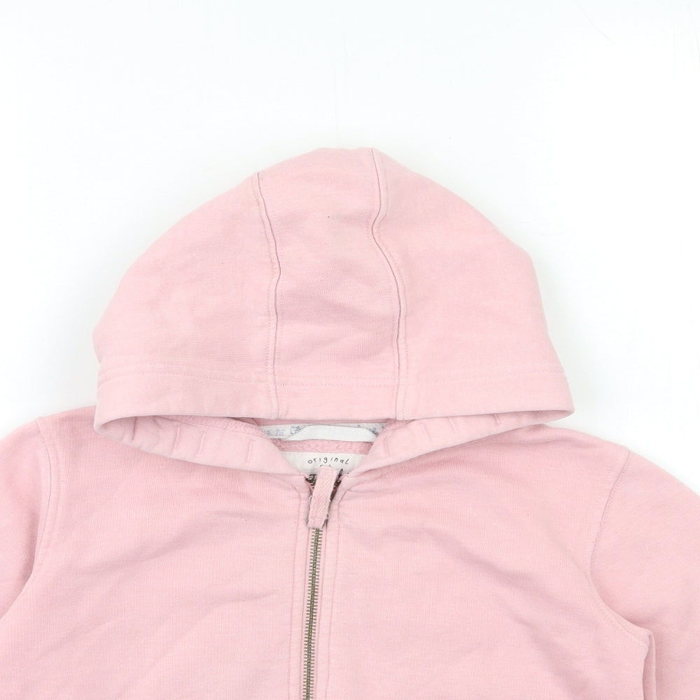 NEXT Girls Pink   Full Zip Hoodie Size 8 Years