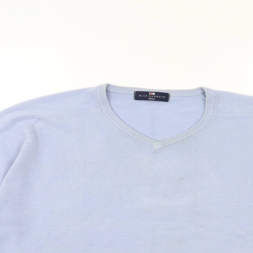 Marks and Spencer Mens Blue  Knit Pullover Jumper Size M