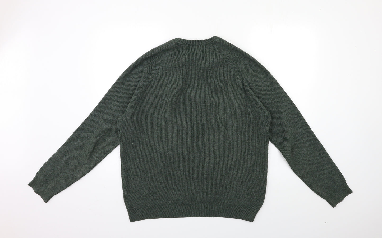 Marks and Spencer Mens Green  Knit Pullover Jumper Size L