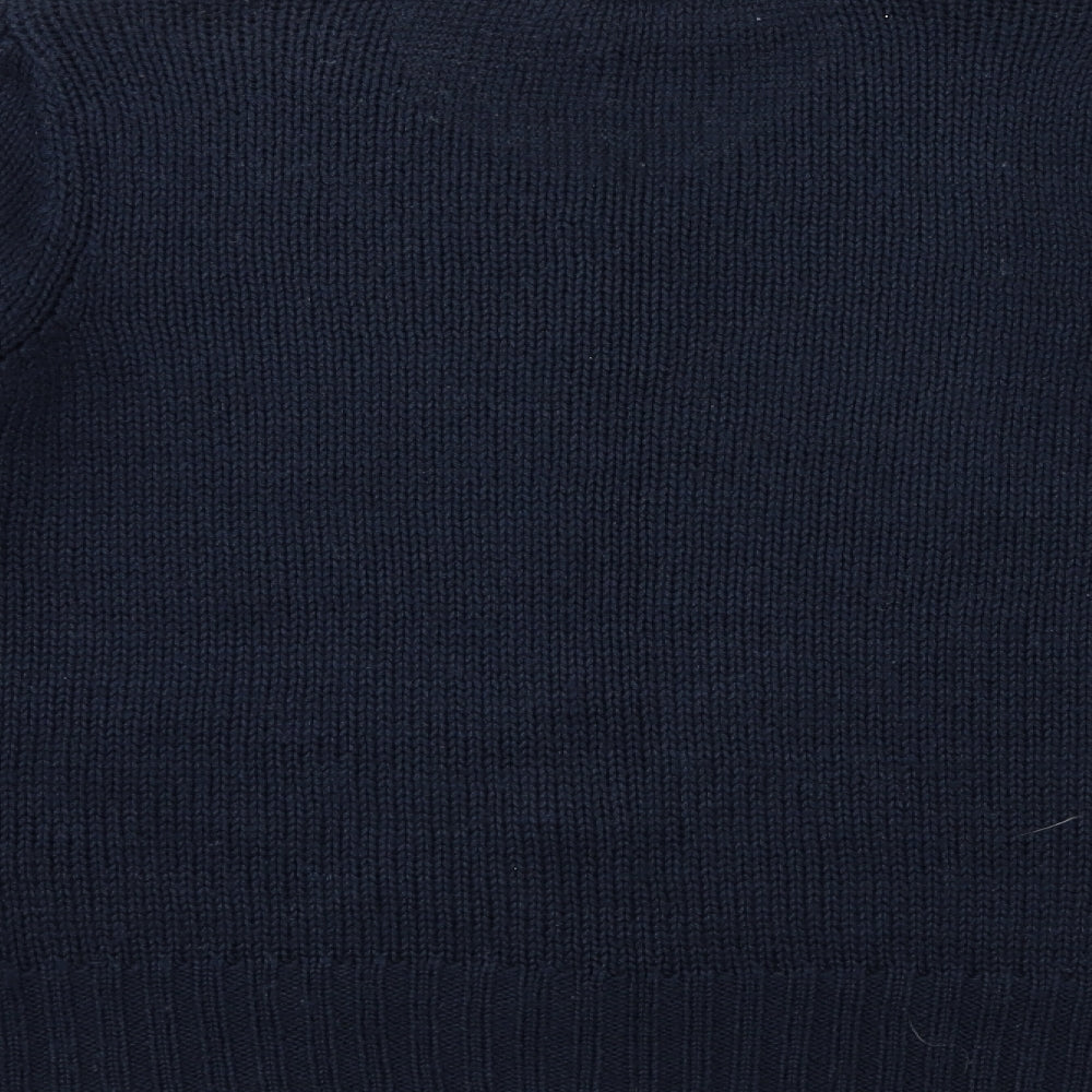 Dorothy Perkins Womens Blue Striped Knit Cardigan Jumper Size 12