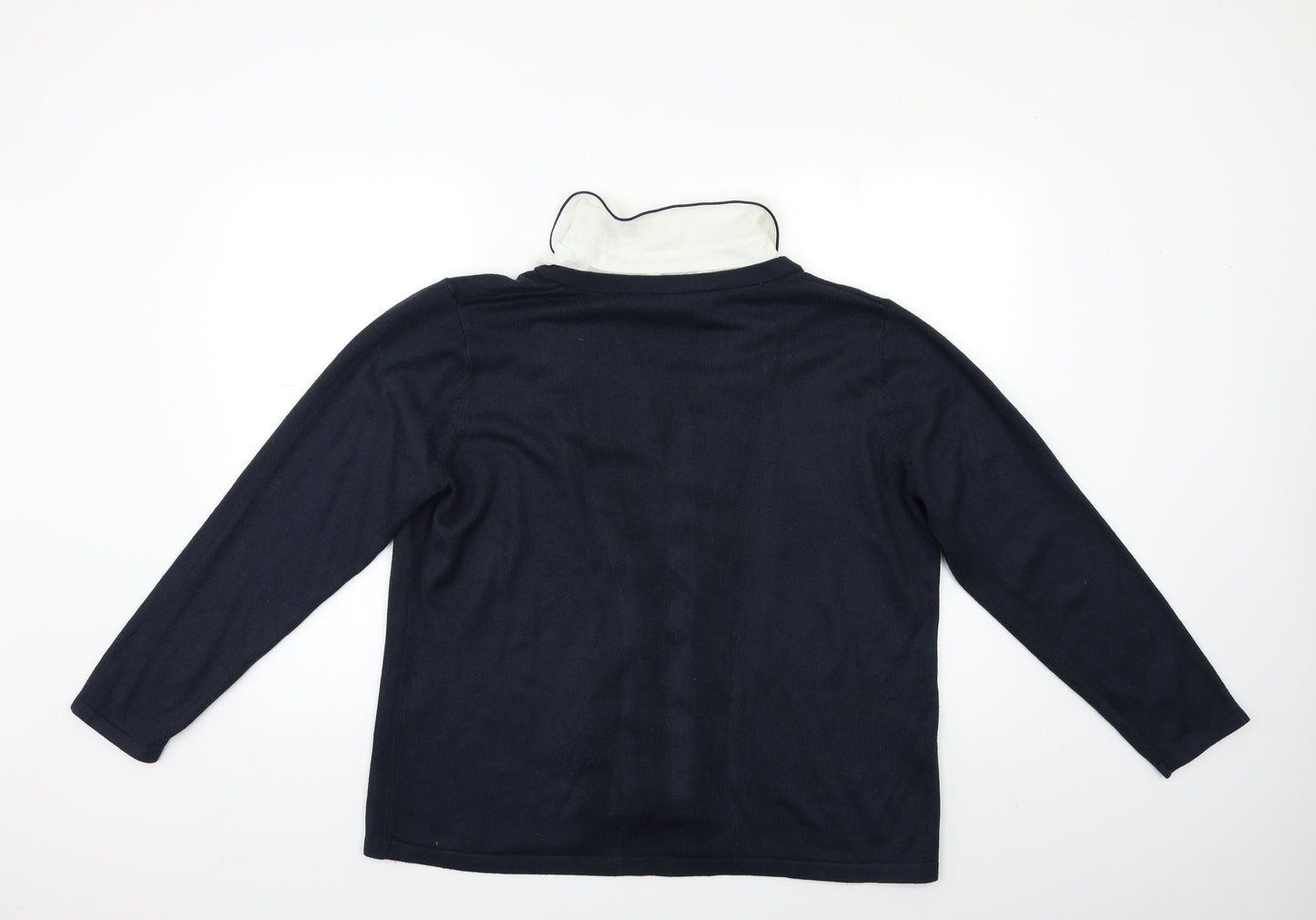 Special Collection Womens Blue  Knit Pullover Jumper Size 18