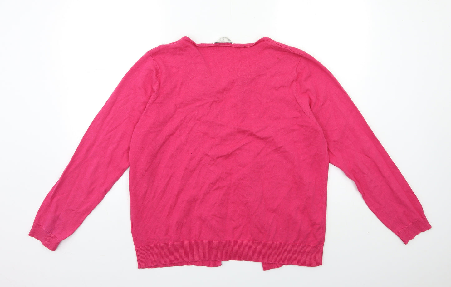 BHS Womens Pink  Knit Cardigan Jumper Size 20