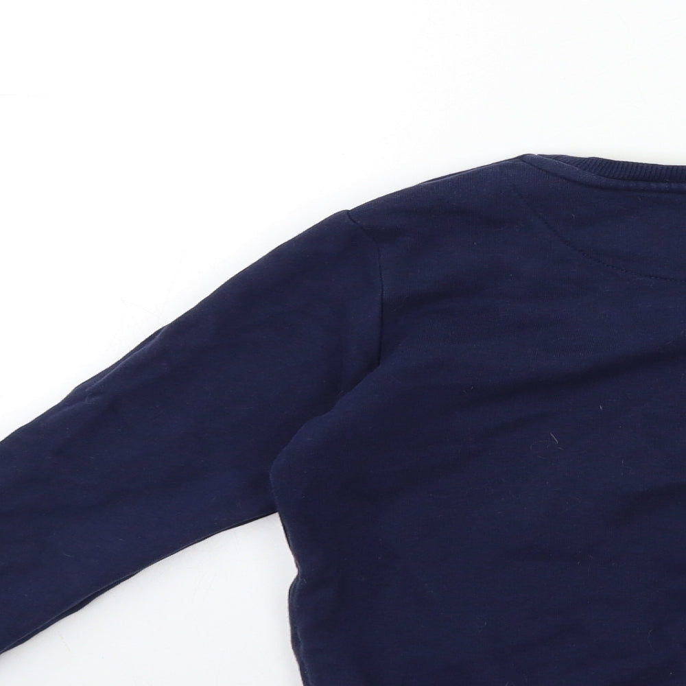 Marks and Spencer Boys Blue   Pullover Sweatshirt Size 6 Years  - MARVEL