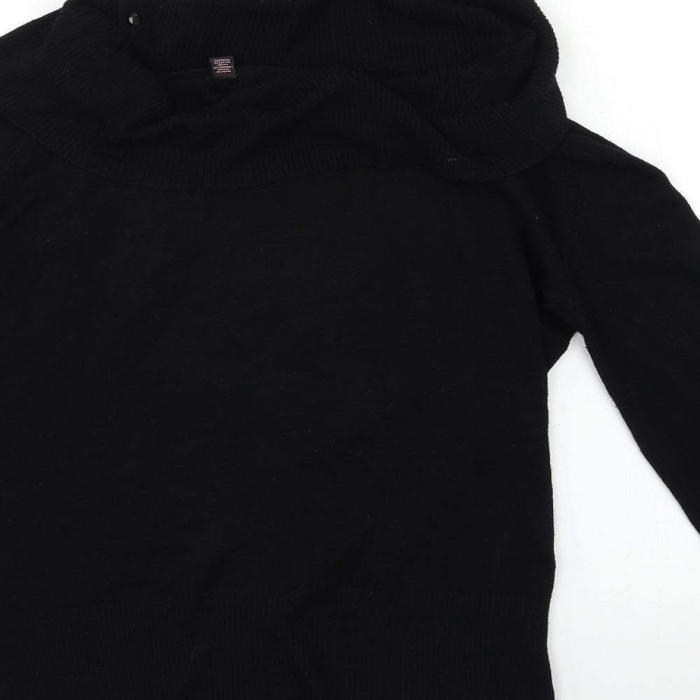 Ted Baker Womens Black  Knit Pullover Jumper Size S