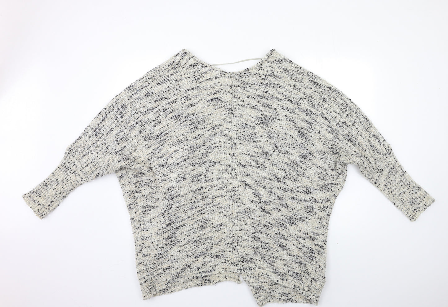 Primark Womens Grey  Knit Cardigan Jumper Size 14