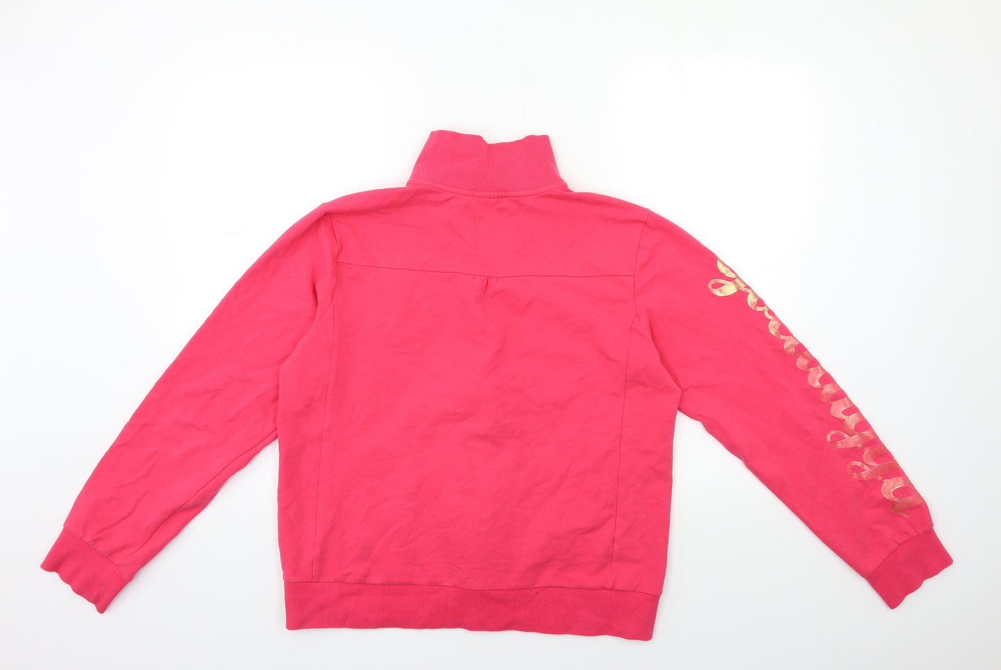goldigga Womens Pink   Full Zip Sweatshirt Size 16