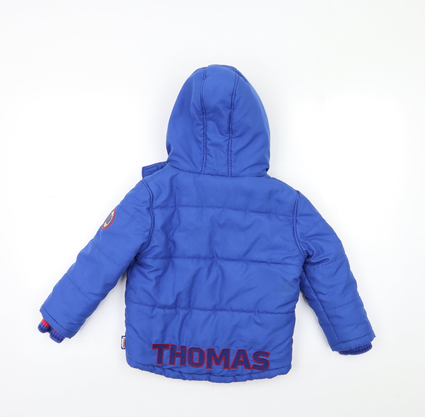 TU Boys Blue   Parka Coat Size 2-3 Years