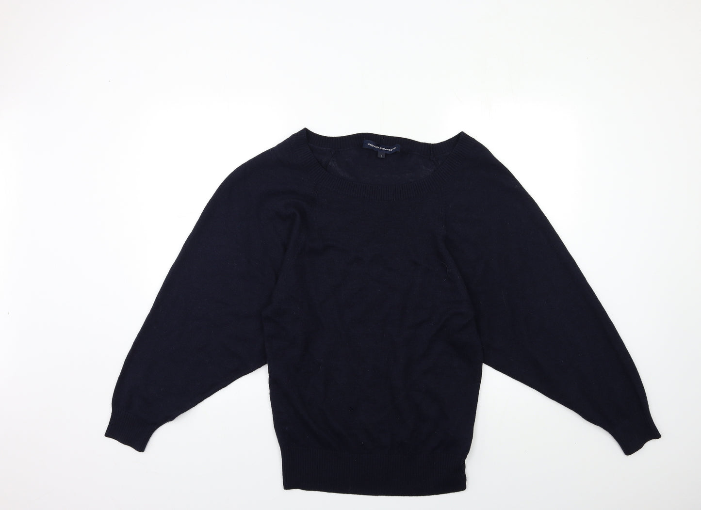 French Connection Womens Blue  Knit Pullover Jumper Size M  - open arm
