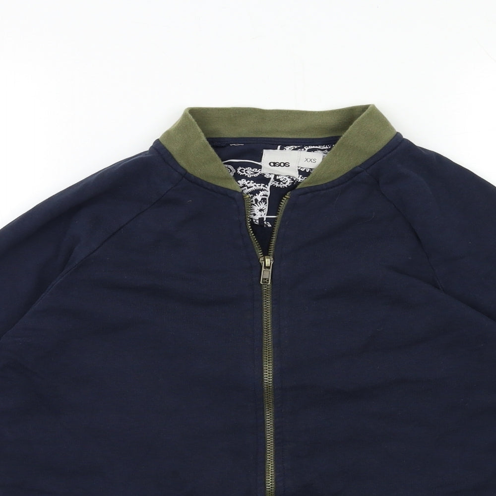 ASOS Mens Blue   Full Zip Sweatshirt Size 2XL