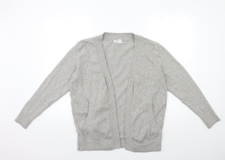 Body Flirt Womens Grey Knit Cardigan Jumper Size XS
