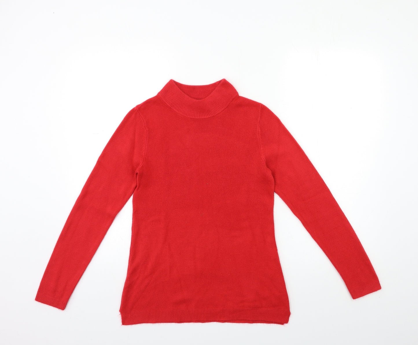 Papaya Womens Red  Knit Pullover Jumper Size 8