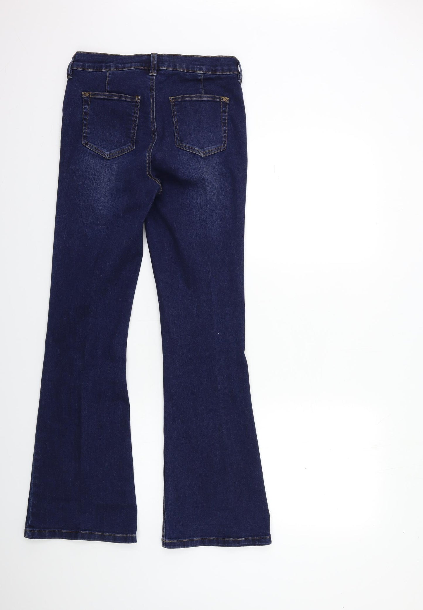 F&F Womens Blue  Denim Bootcut Jeans Size 10 L31 in